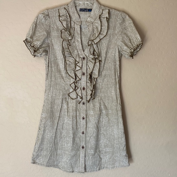 Cruel Girl, small, button up dress with pockets - Picture 1 of 7